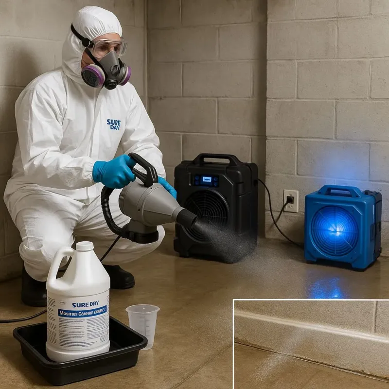 Sanitization and Odor Removal process in Lincroft, NJ