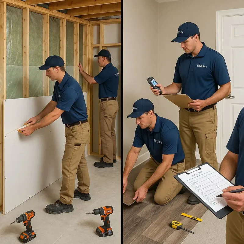 Repairs and Reconstruction process in Lincroft, NJ